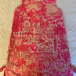 Lilly Pulitzer Vibrant Pink and Cream Kids Dress